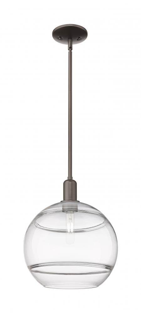 Rochester - 1 Light - 12 inch - Oil Rubbed Bronze - Stem hung - Mini Pendant