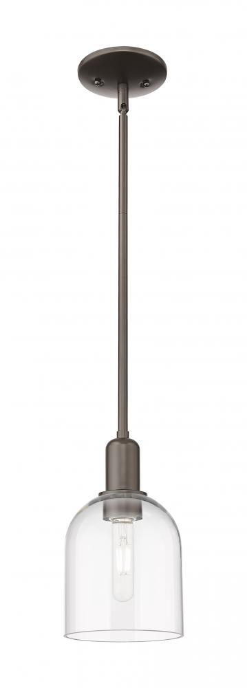 Bella - 1 Light - 6 inch - Oil Rubbed Bronze - Stem hung - Mini Pendant