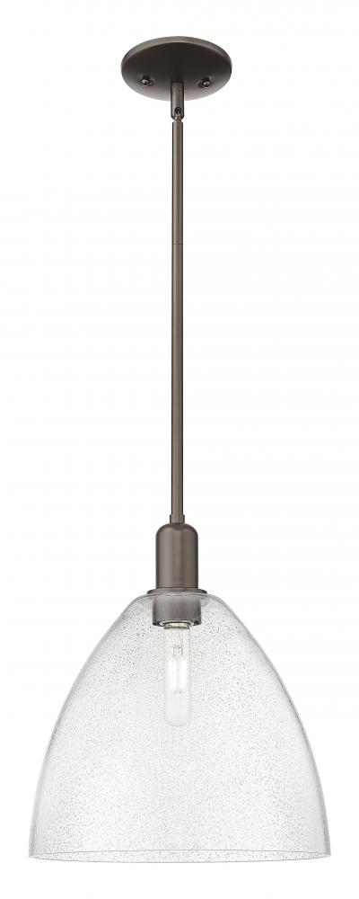Bristol - 1 Light - 12 inch - Oil Rubbed Bronze - Stem hung - Mini Pendant