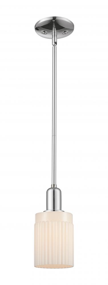 Hadley - 1 Light - 5 inch - Polished Chrome - Stem hung - Mini Pendant