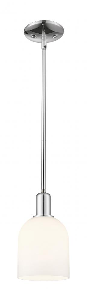 Bella - 1 Light - 6 inch - Polished Chrome - Stem hung - Mini Pendant
