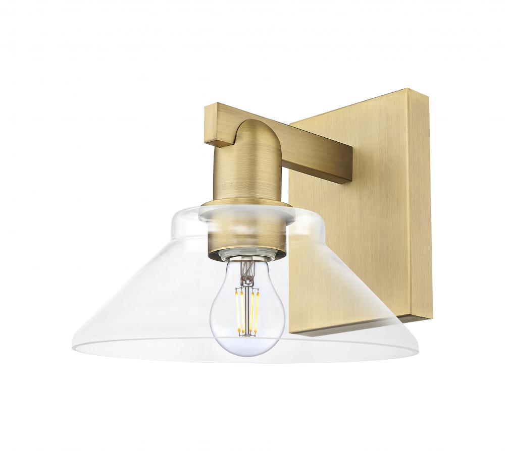 Orwell - 1 Light - 8 inch - Brushed Brass - Sconce