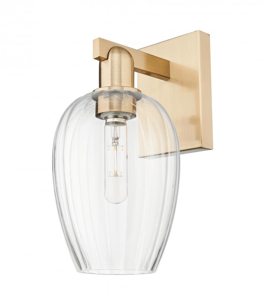 Preston Flute - 1 Light - 6 inch - Champagne Bronze - Sconce