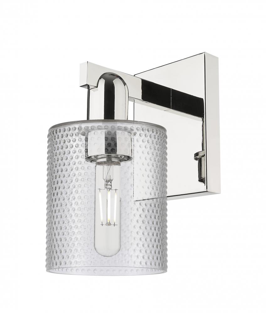 Cobbleskill - 1 Light - 5 inch - Polished Nickel - Sconce