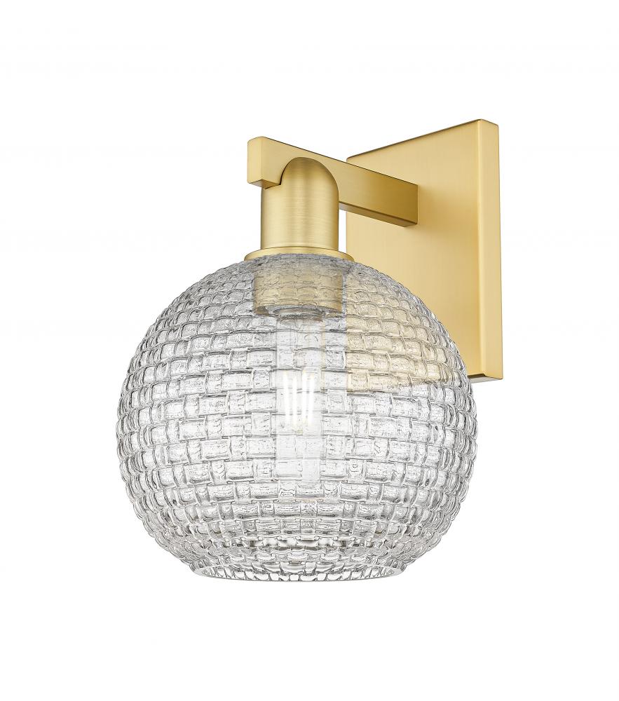 Athens - 1 Light - 8 inch - Satin Gold - Sconce