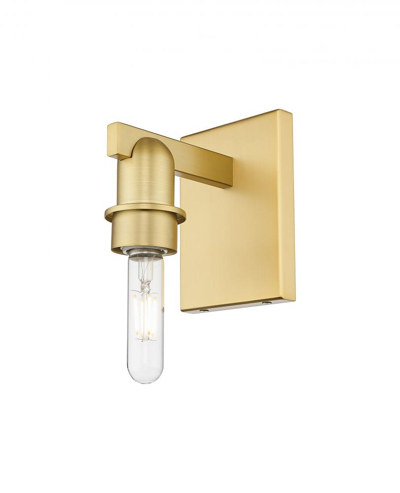 Arcadia - 1 Light - 5 inch - Satin Gold - Bath Vanity Light