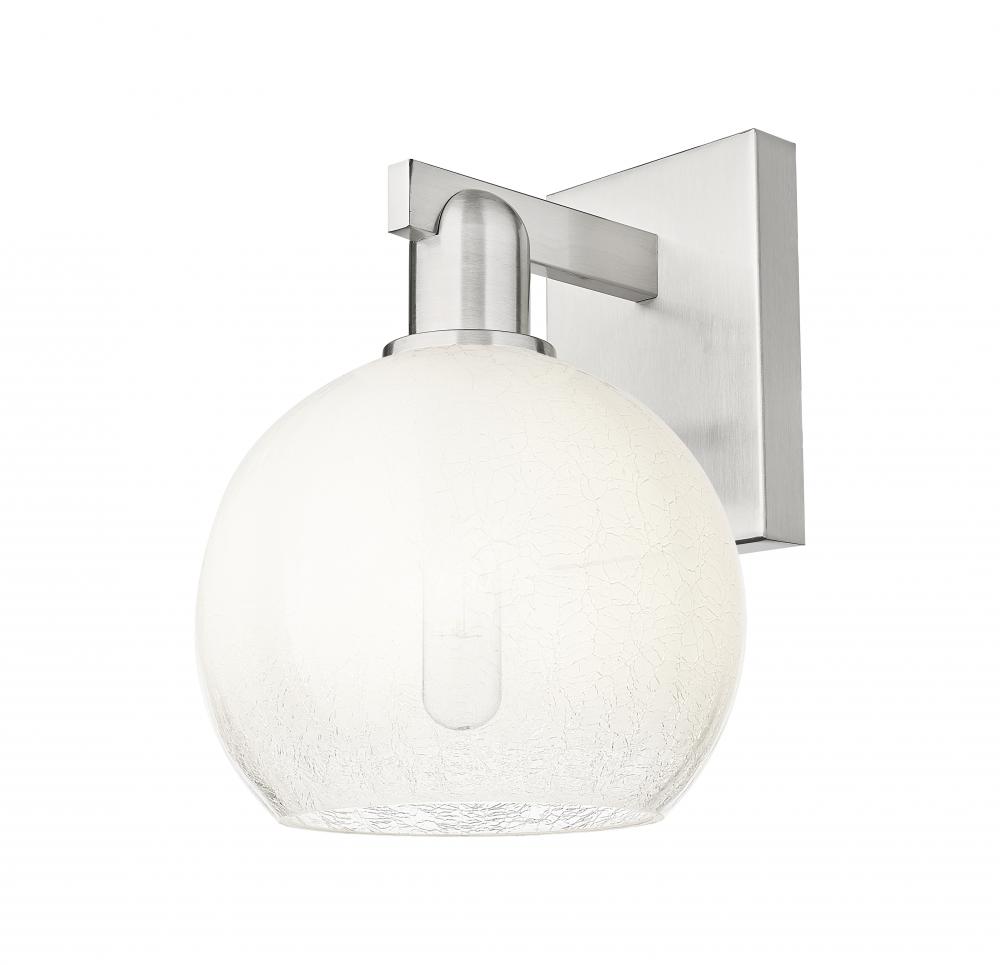 Brookhaven Globe - 1 Light - 6 inch - Brushed Satin Nickel - Sconce