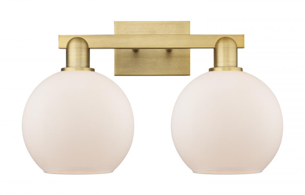 Athens - 2 Light - 19 inch - Brushed Brass - Bath Vanity Light