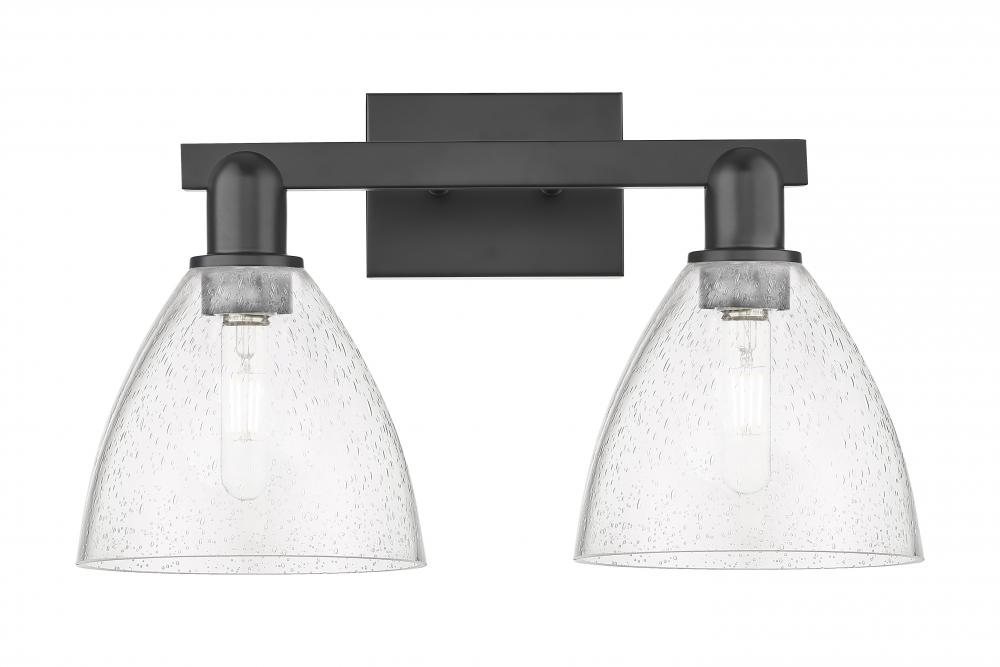 Bristol - 2 Light - 19 inch - Matte Black - Bath Vanity Light
