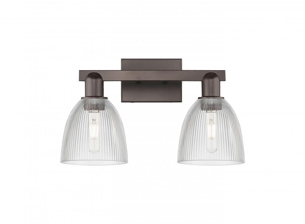 Castile - 2 Light - 17 inch - Oil Rubbed Bronze - Bath Vanity Light