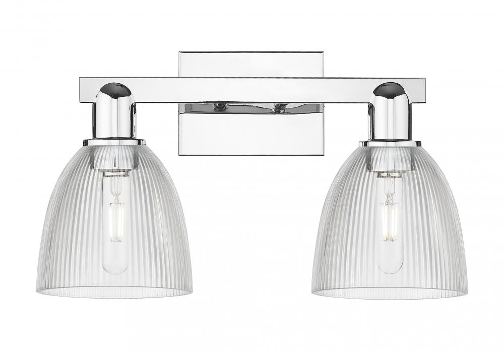 Castile - 2 Light - 17 inch - Polished Chrome - Bath Vanity Light