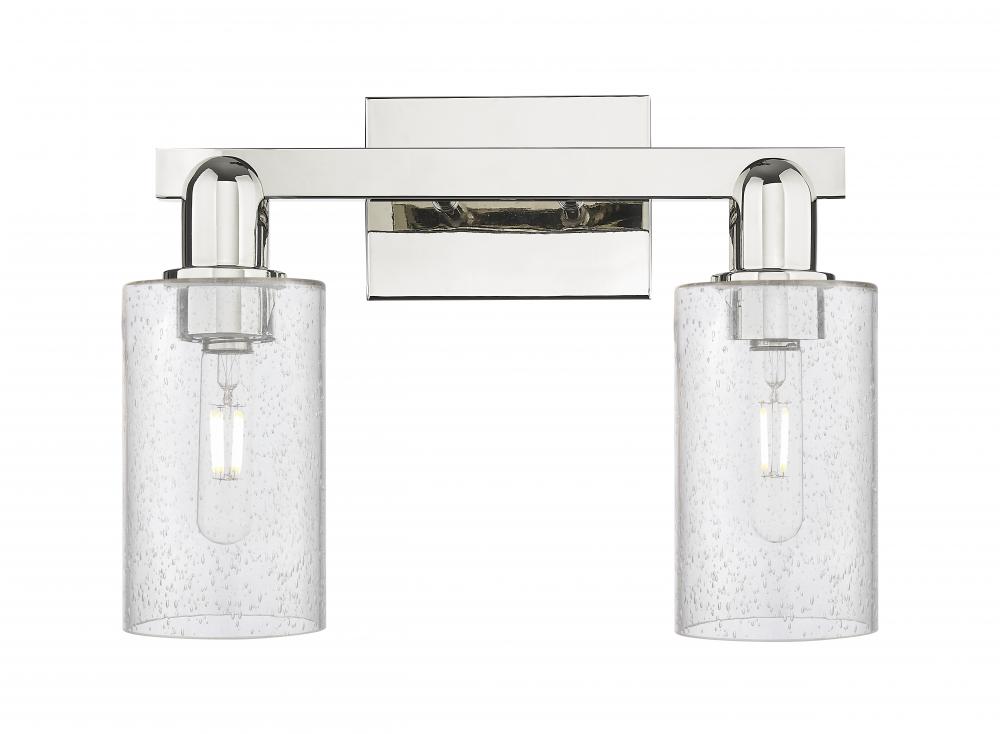 Clymer - 2 Light - 15 inch - Polished Nickel - Bath Vanity Light