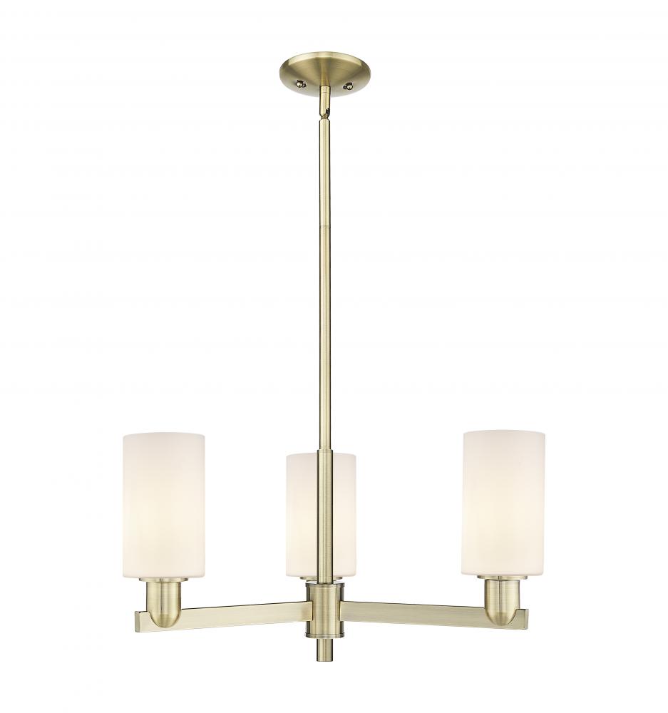 Clymer - 3 Light - 26 inch - Antique Brass - Stem hung - Pendant