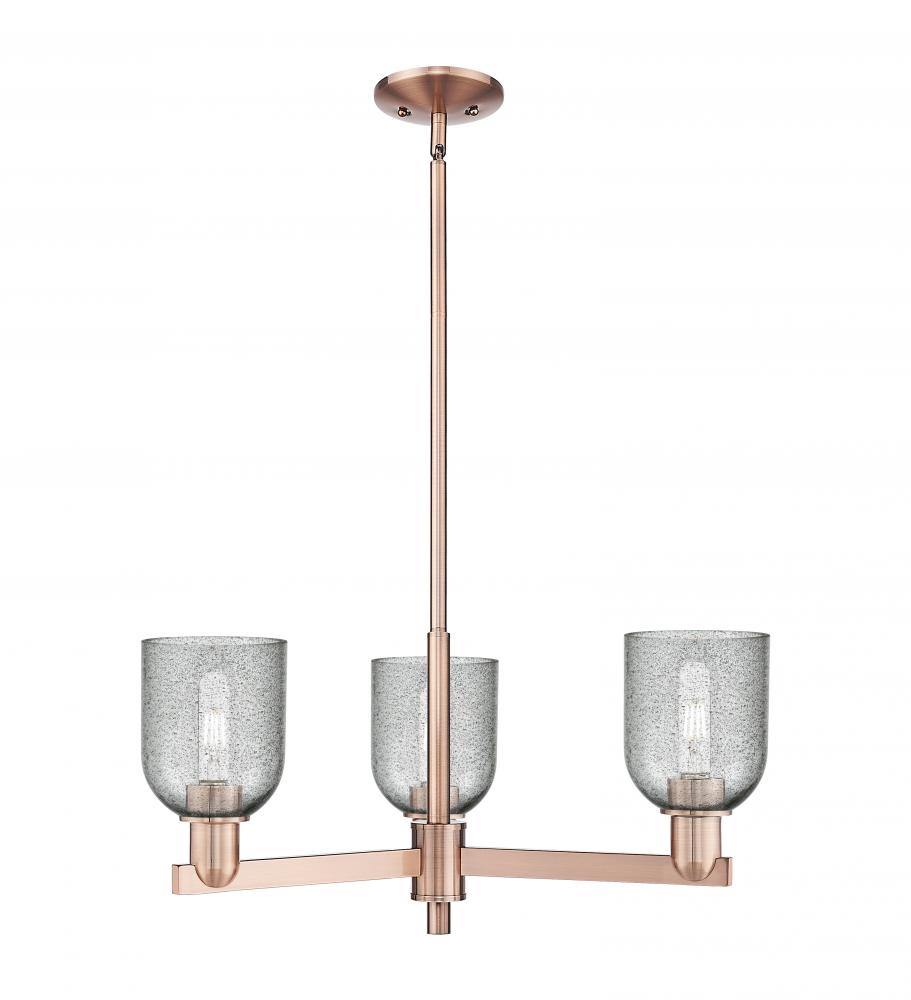 Caledonia - 3 Light - 27 inch - Antique Copper - Stem hung - Pendant