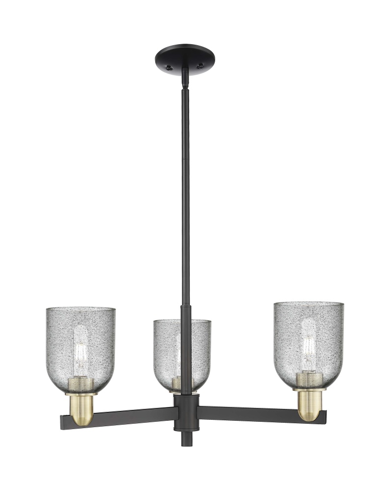 Caledonia - 3 Light - 27 inch - Black Antique Brass - Stem hung - Pendant