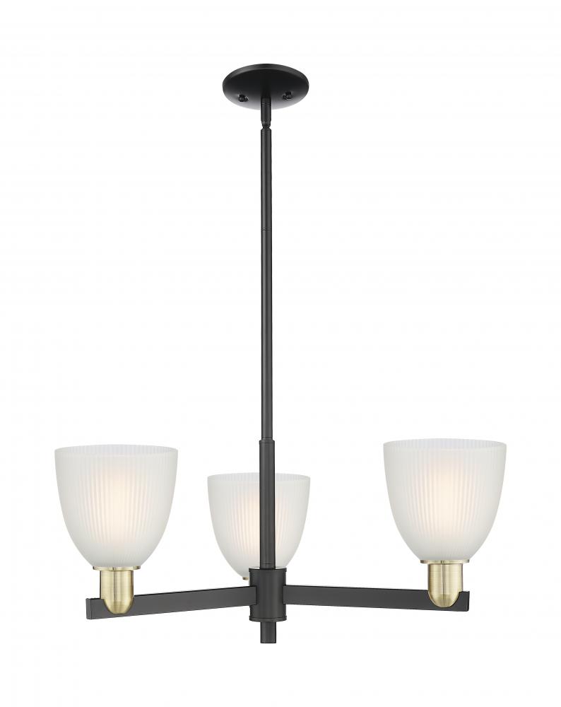 Castile - 3 Light - 28 inch - Black Antique Brass - Stem hung - Pendant