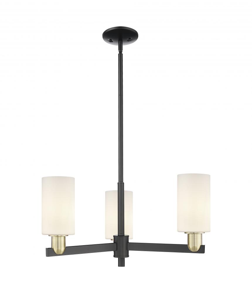 Clymer - 3 Light - 26 inch - Black Antique Brass - Stem hung - Pendant