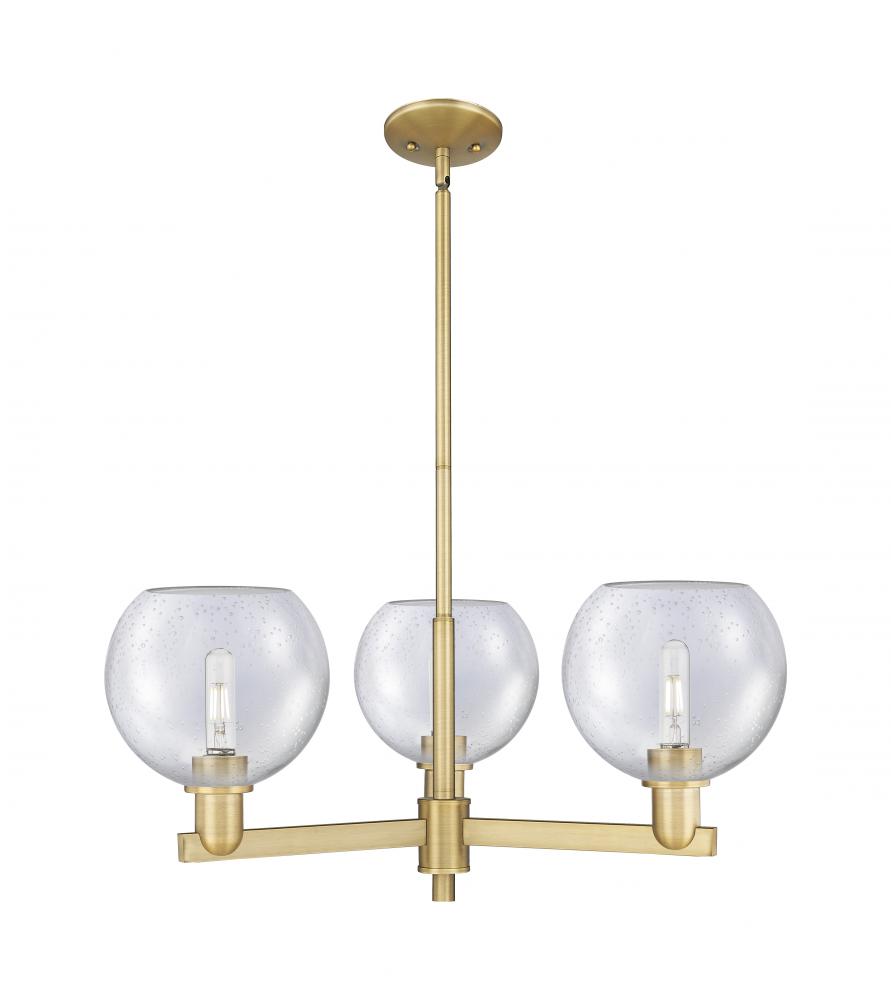 Athens - 3 Light - 30 inch - Brushed Brass - Stem hung - Pendant
