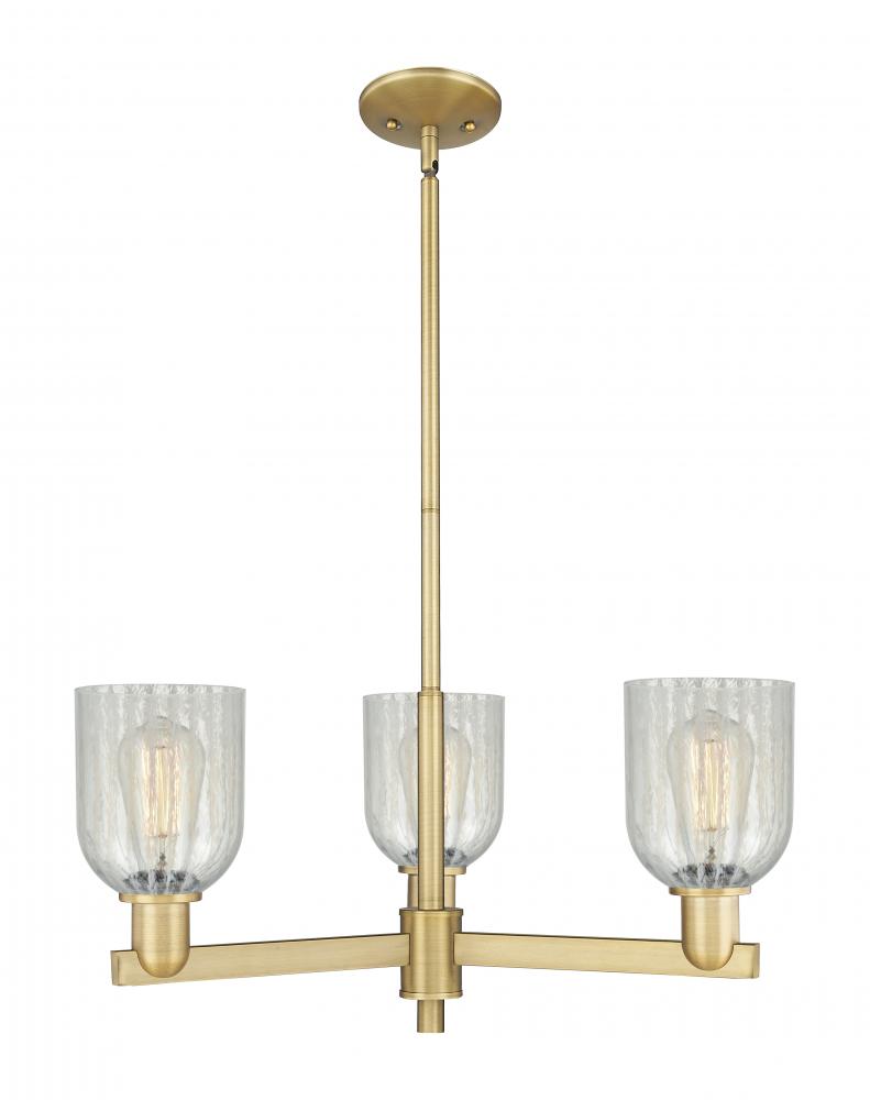 Caledonia - 3 Light - 27 inch - Brushed Brass - Stem hung - Pendant