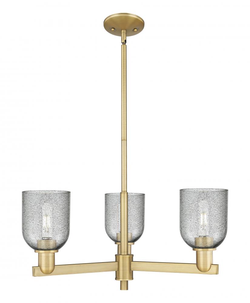Caledonia - 3 Light - 27 inch - Brushed Brass - Stem hung - Pendant