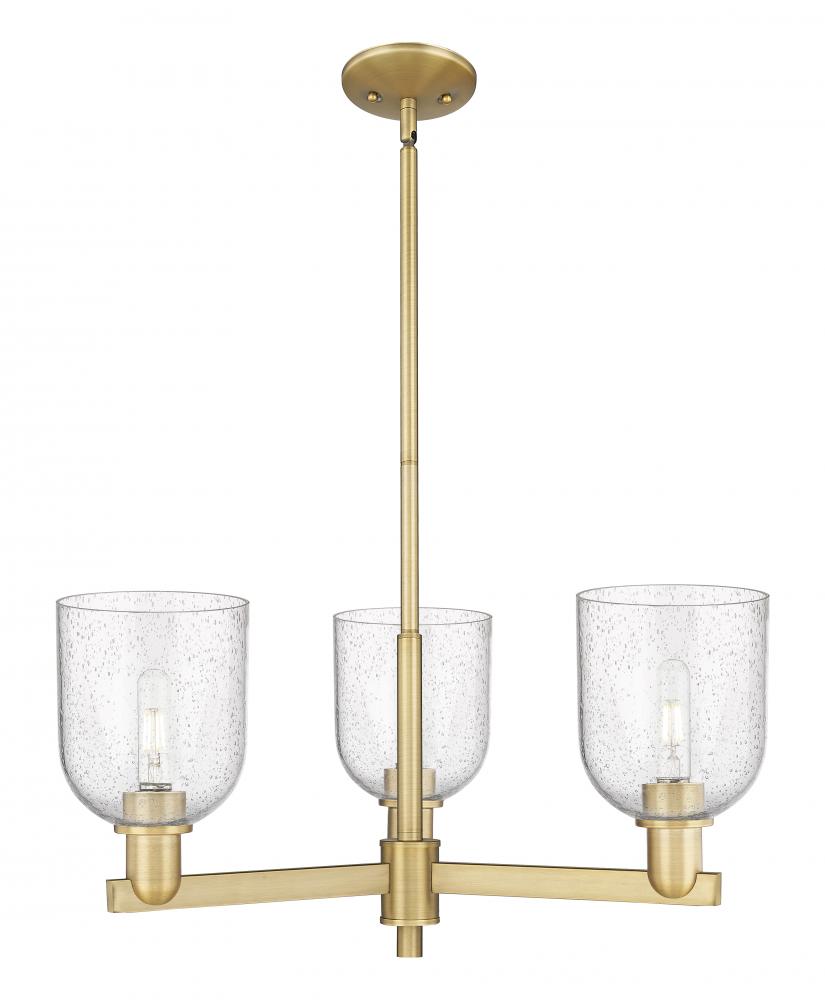 Bella - 3 Light - 27 inch - Brushed Brass - Stem hung - Pendant