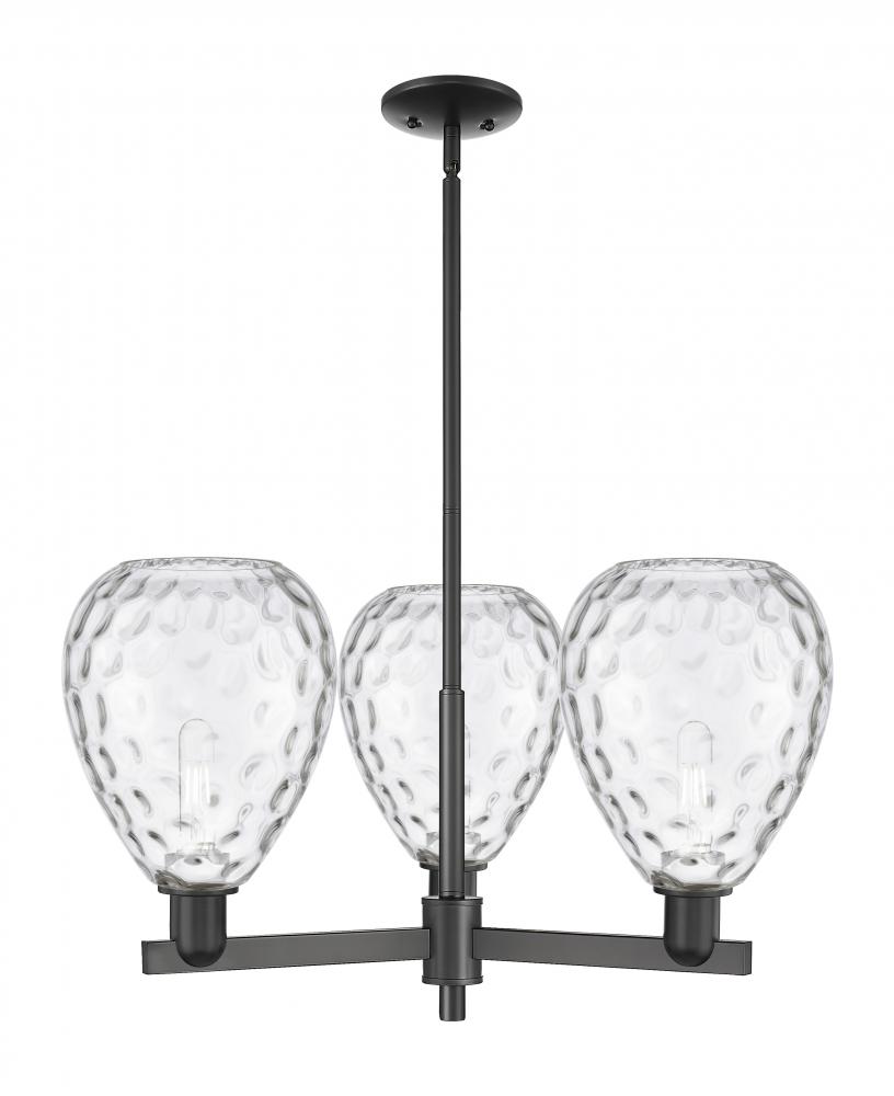 Waverly - 3 Light - 30 inch - Matte Black - Stem hung - Pendant