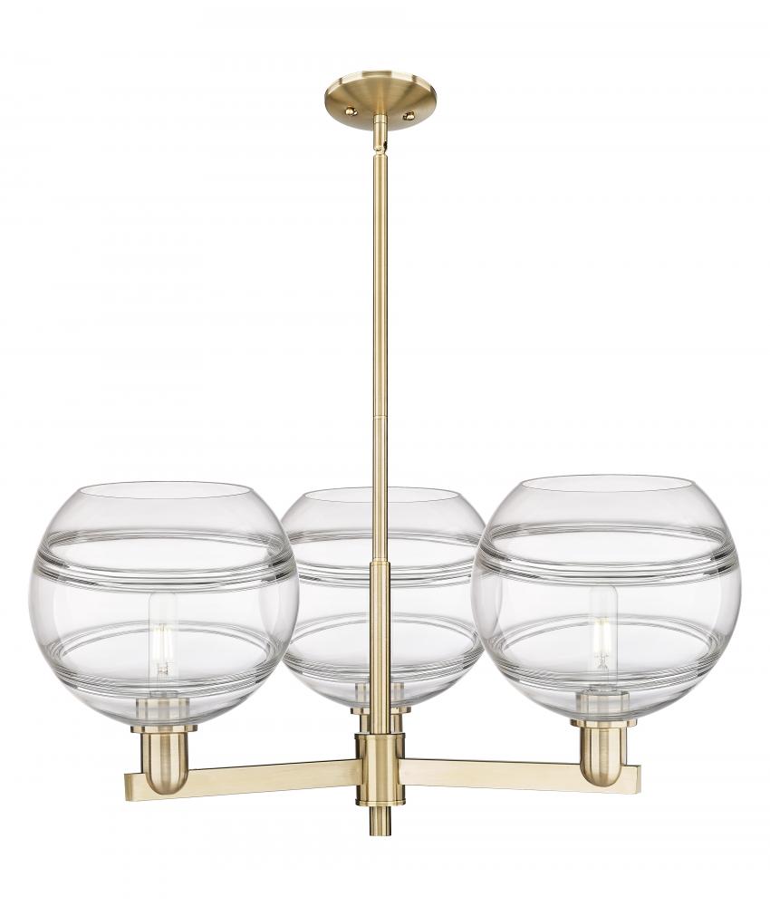 Rochester - 3 Light - 32 inch - Champagne Bronze - Stem hung - Pendant