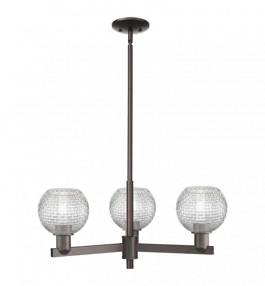 Athens - 3 Light - 28 inch - Oil Rubbed Bronze - Stem hung - Pendant