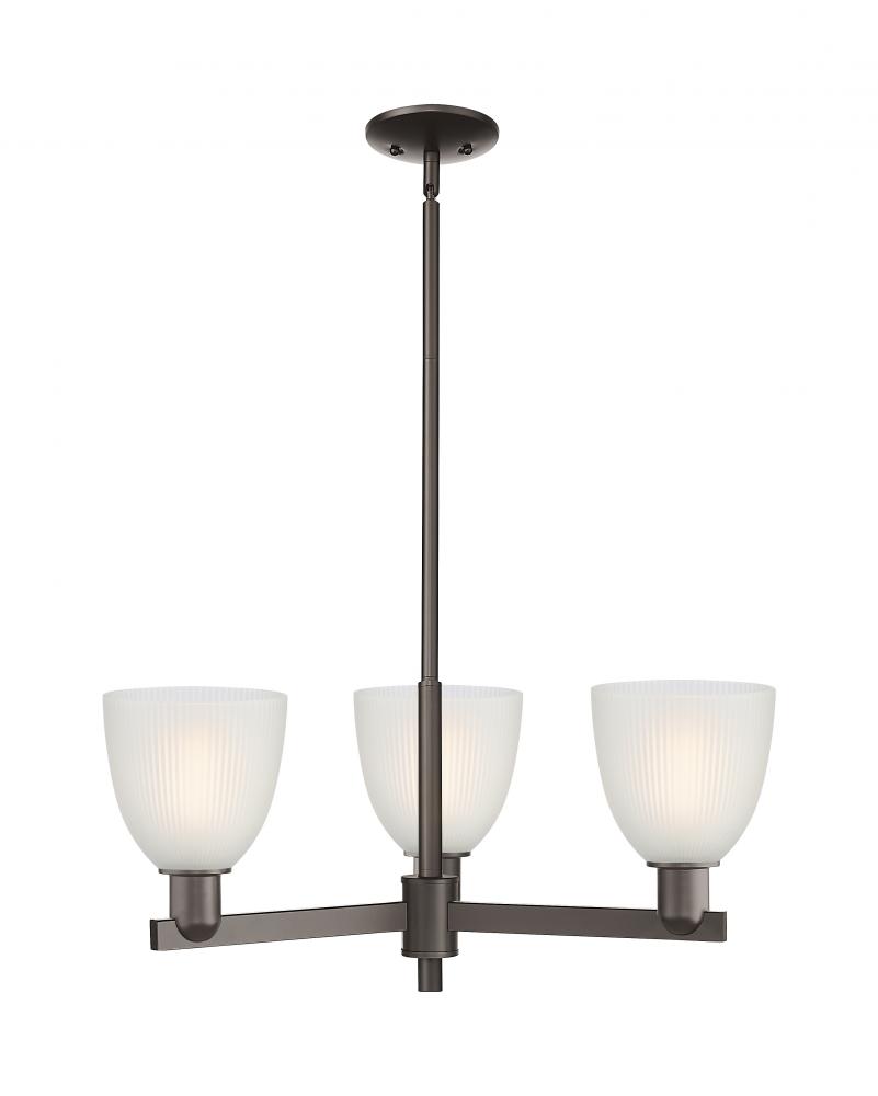 Castile - 3 Light - 28 inch - Oil Rubbed Bronze - Stem hung - Pendant