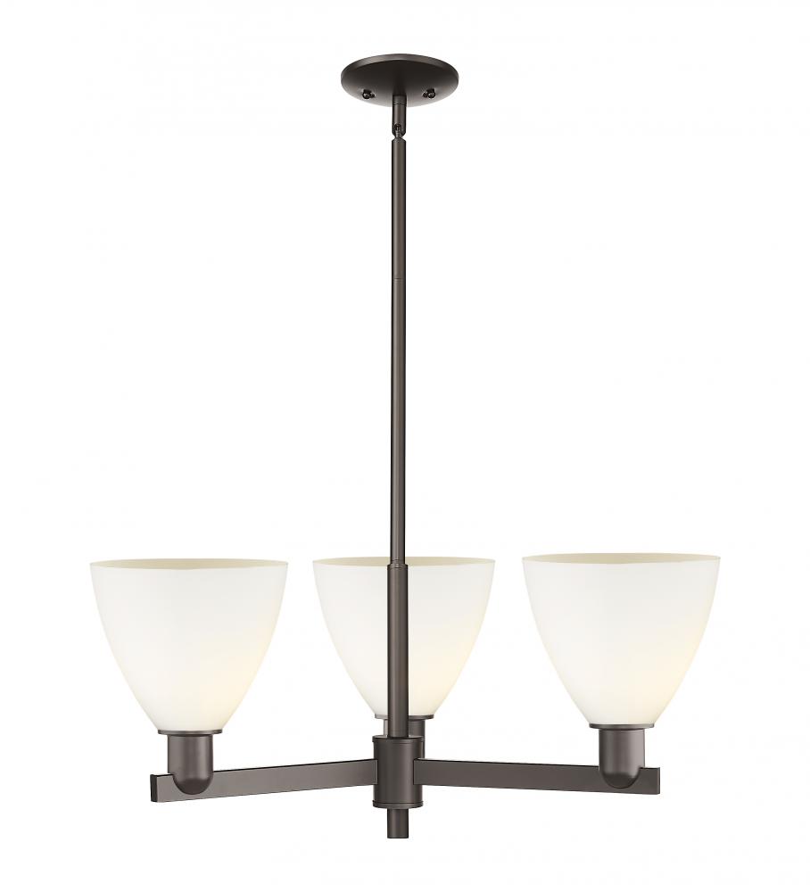 Bristol - 3 Light - 29 inch - Oil Rubbed Bronze - Stem hung - Pendant