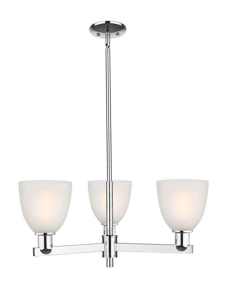 Castile - 3 Light - 28 inch - Polished Chrome - Stem hung - Pendant