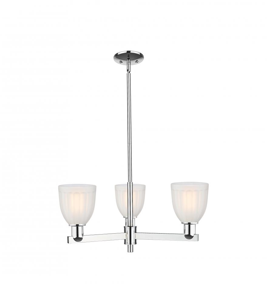 Brookfield - 3 Light - 28 inch - Polished Chrome - Stem hung - Pendant