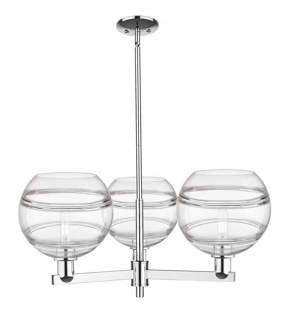 Rochester - 3 Light - 32 inch - Polished Chrome - Stem hung - Pendant