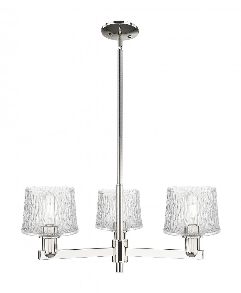 Niagara - 3 Light - 28 inch - Polished Nickel - Stem hung - Pendant