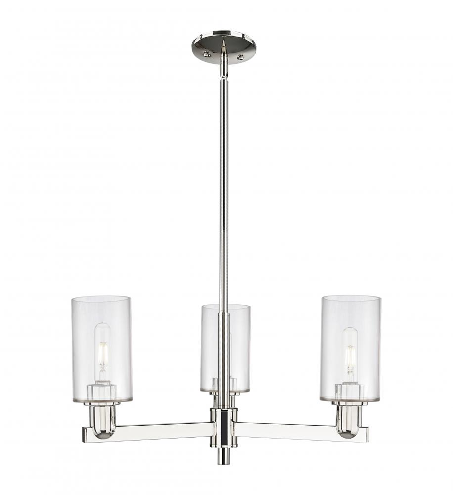 Clymer - 3 Light - 26 inch - Polished Nickel - Stem hung - Pendant