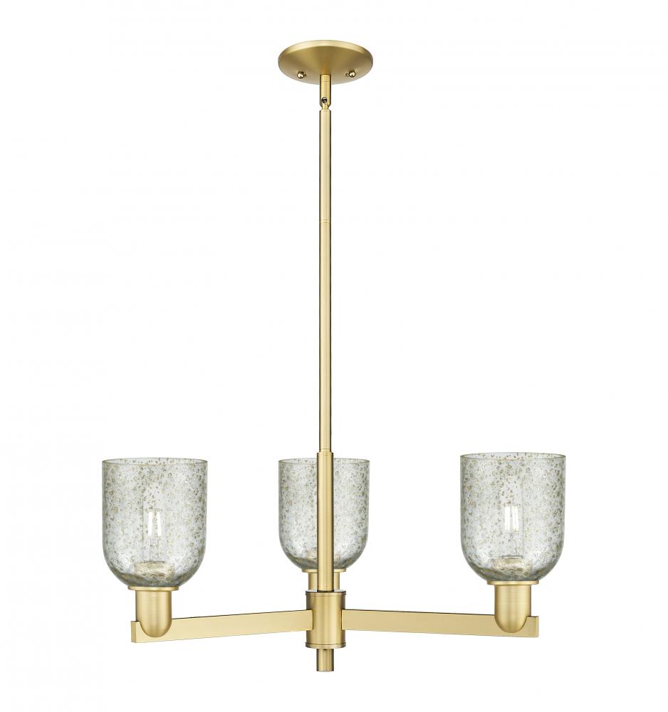 Caledonia - 3 Light - 27 inch - Satin Gold - Stem hung - Pendant
