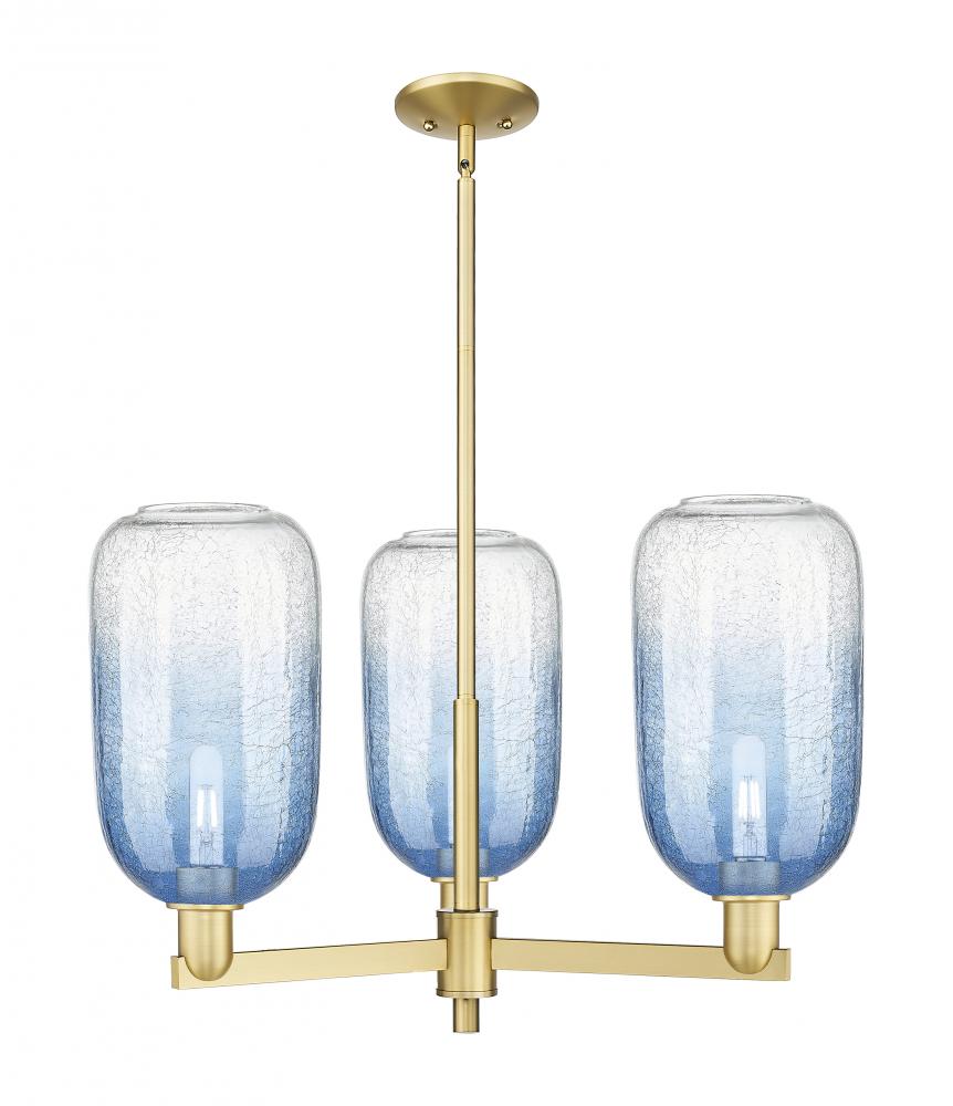 Brookhaven Cloche - 3 Light - 18 inch - Satin Gold - Pendant