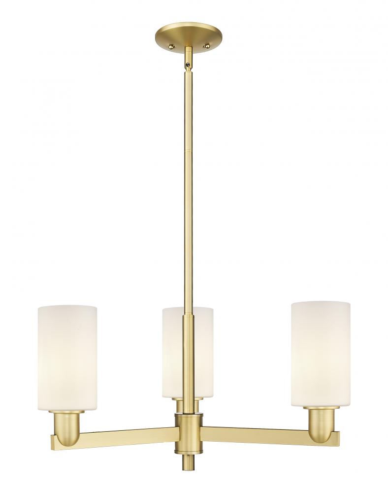 Clymer - 3 Light - 26 inch - Satin Gold - Stem hung - Pendant