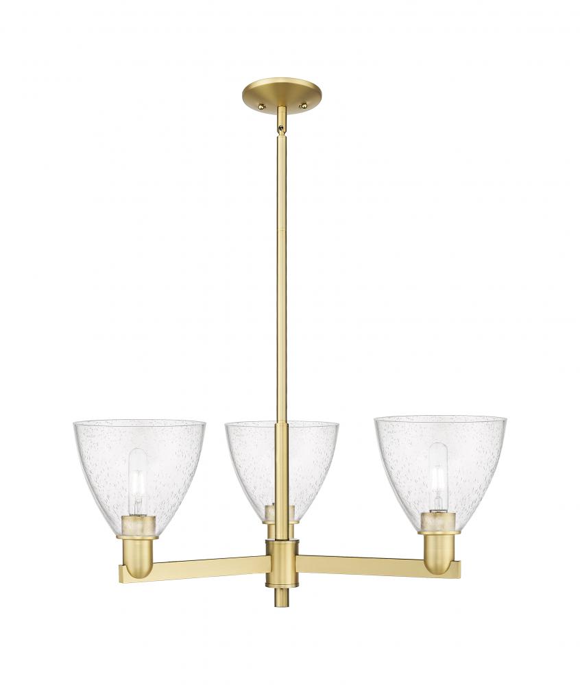 Bristol - 3 Light - 29 inch - Satin Gold - Stem hung - Pendant