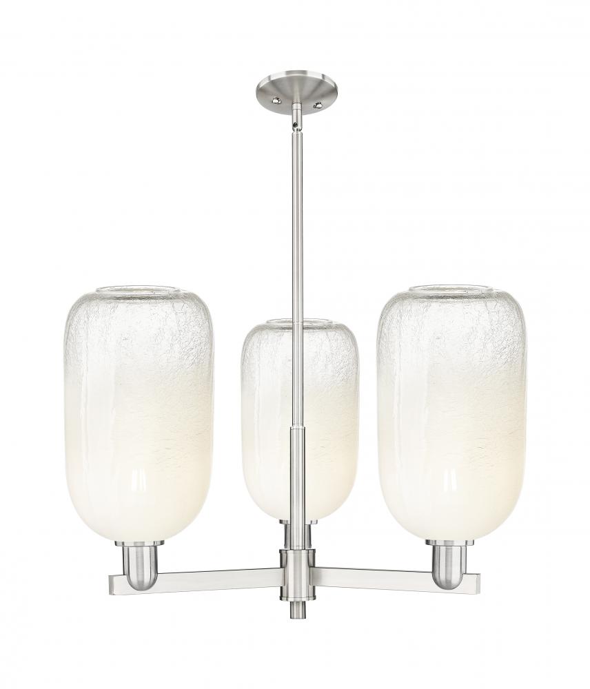 Brookhaven Cloche - 3 Light - 18 inch - Satin Nickel - Pendant