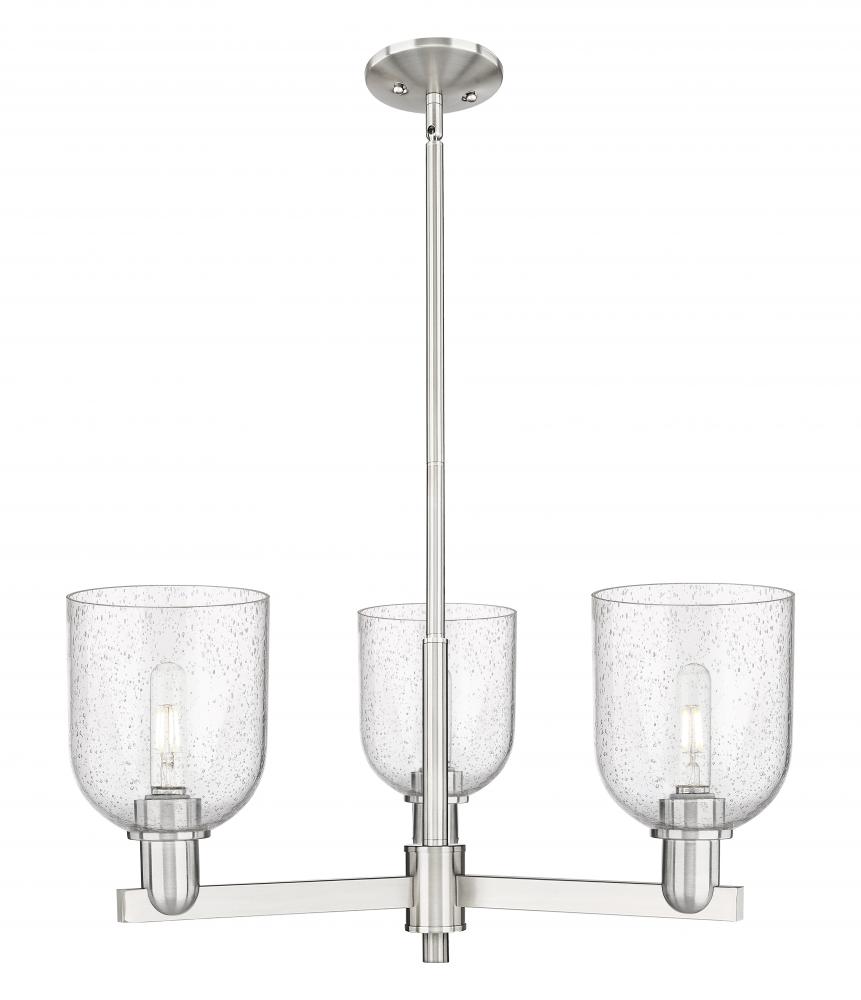 Bella - 3 Light - 27 inch - Satin Nickel - Stem hung - Pendant