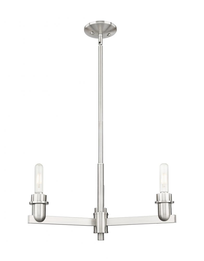 Arcadia - 3 Light - 24 inch - Brushed Satin Nickel - Pendant