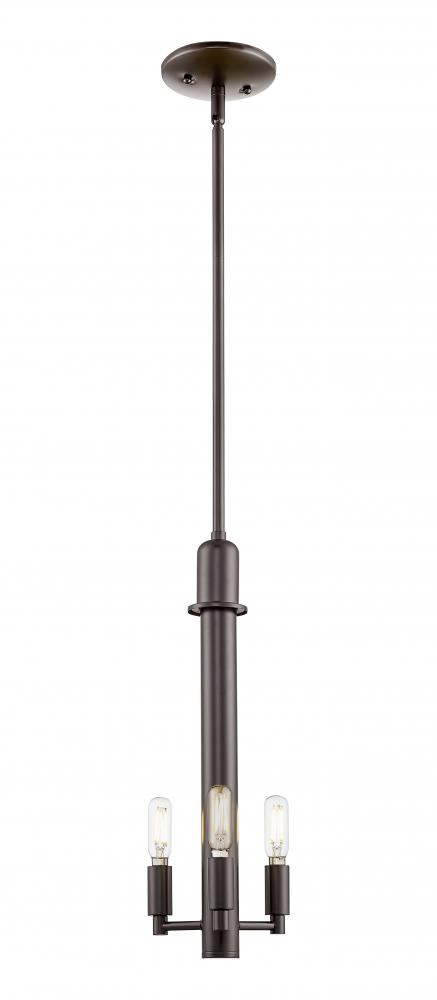 Arcadia - 3 Light - 7 inch - Oil Rubbed Bronze - Mini Pendant