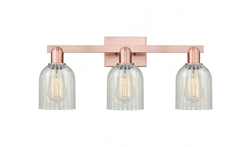 Caledonia - 3 Light - 24 inch - Antique Copper - Bath Vanity Light
