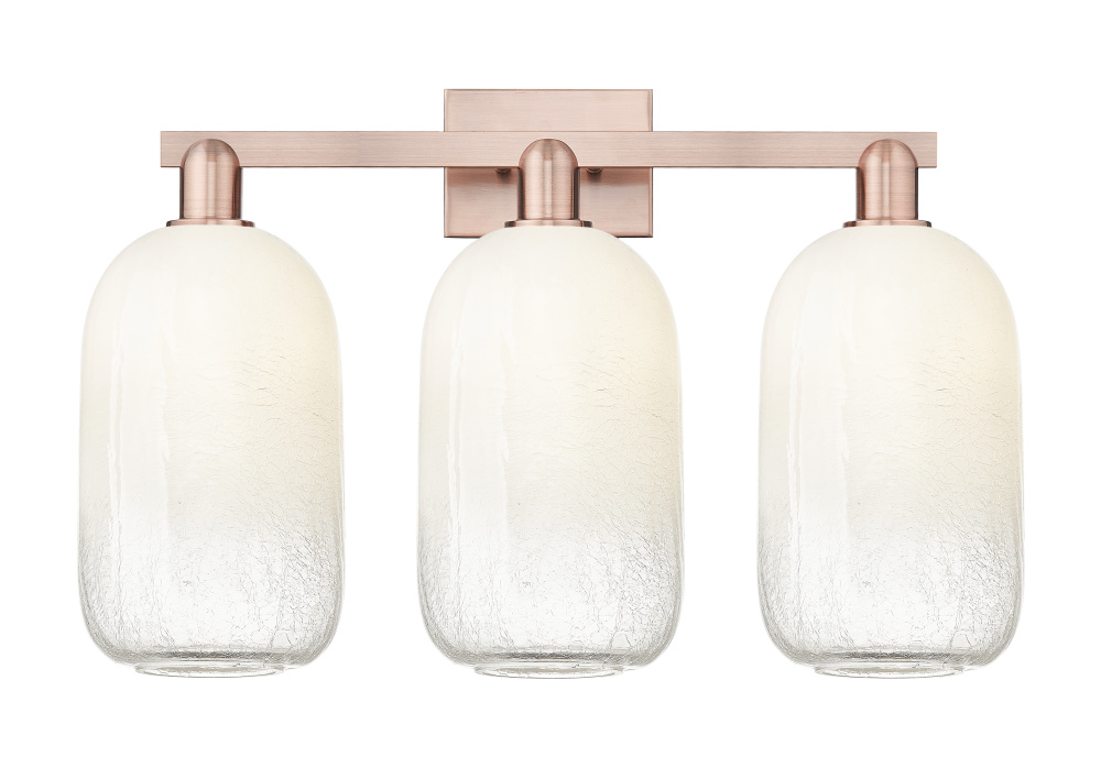 Brookhaven Cloche - 3 Light - 26 inch - Antique Copper - Bath Vanity Light