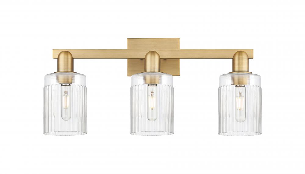 Hadley - 3 Light - 24 inch - Brushed Brass - Bath Vanity Light
