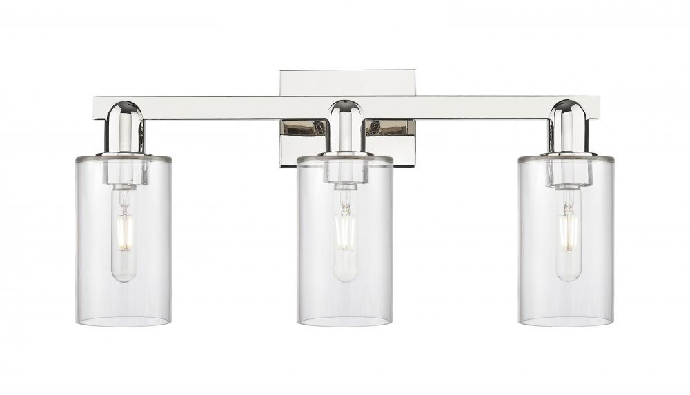 Clymer - 3 Light - 23 inch - Polished Nickel - Bath Vanity Light