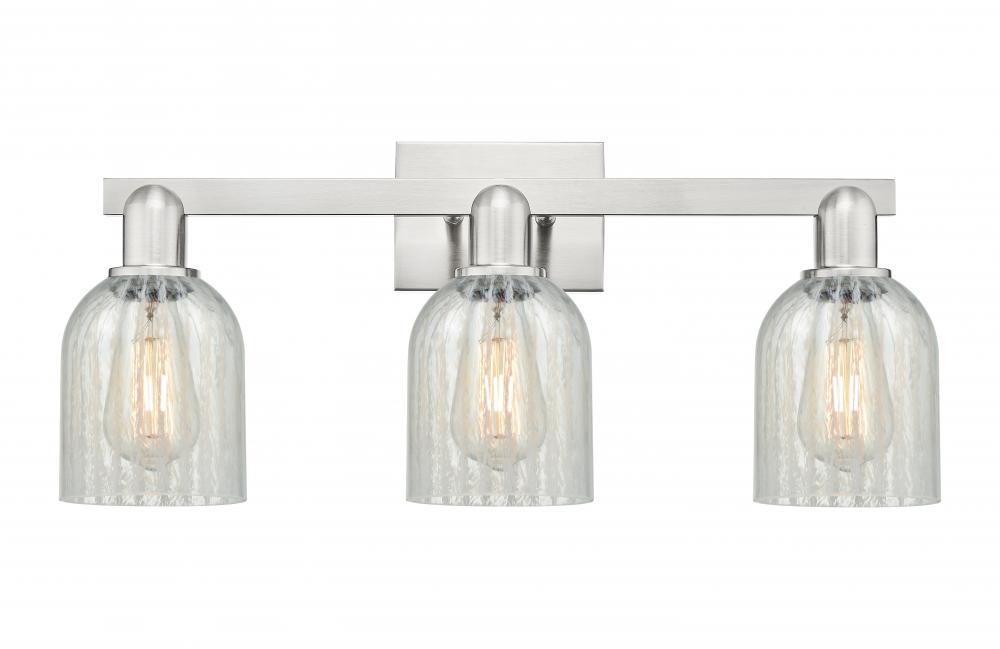 Caledonia - 3 Light - 24 inch - Brushed Satin Nickel - Bath Vanity Light