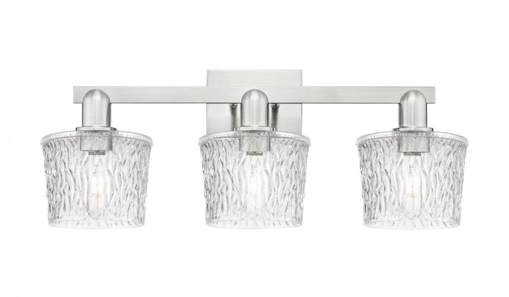 Niagara - 3 Light - 26 inch - Brushed Satin Nickel - Bath Vanity Light
