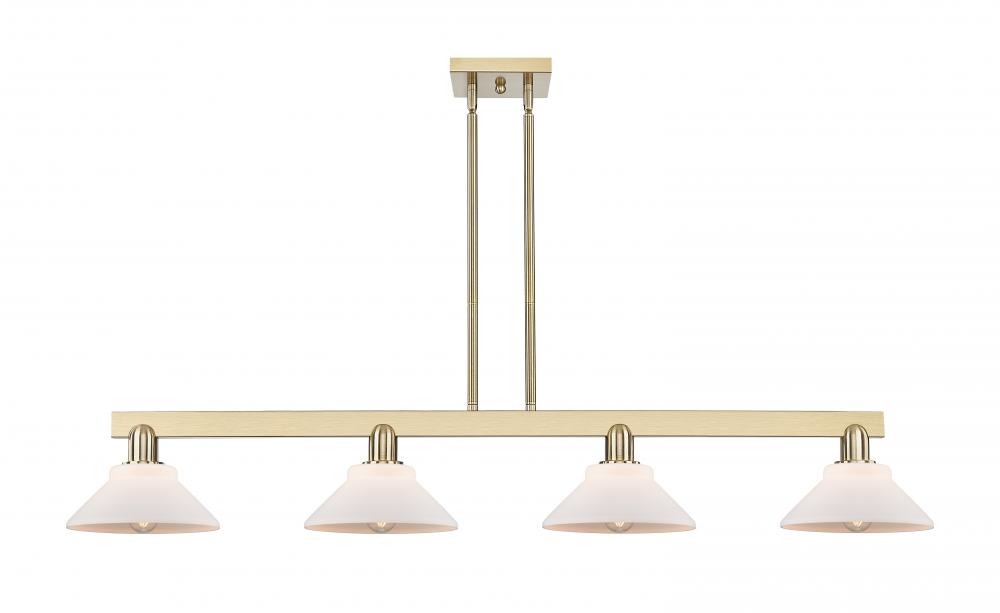 Orwell - 4 Light - 51 inch - Champagne Bronze - Stem hung - Island Light